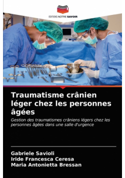 Traumatisme crânien léger chez les personnes âgées