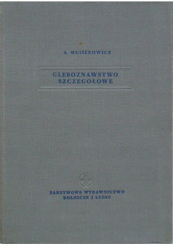Gleboznawstwo szczegółowe