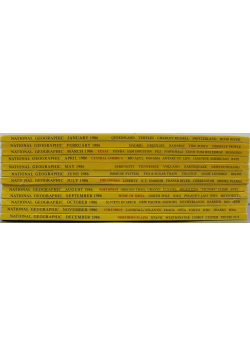 National geographic 12 tomów 1986