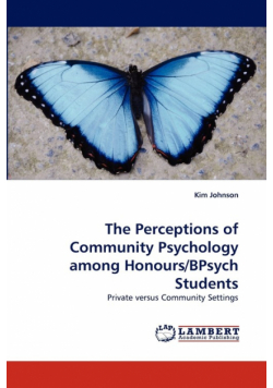 The Perceptions of Community Psychology among Honours/BPsych Students