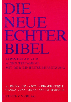 Die neue Echter Bibel Kommentar zum Alten Testament mit der Einheitsubersetzung