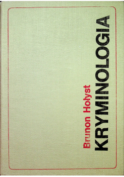Kryminologia plus dedykacja