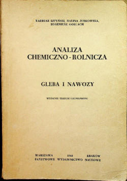 Analiza chemiczno-rolnicza Gleba i nawozy