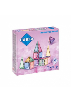 Magnetyczne klocki konstrukcyjne Pastel 35 el.