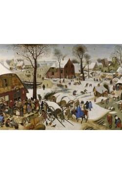 Puzzle 2000 Spis ludnośći w Betlejem, Brueghel