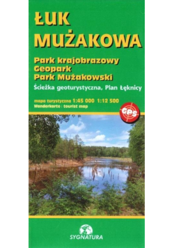 Mapa tur. - Łuk Mużakowa 1:45 000 i 1:12 500