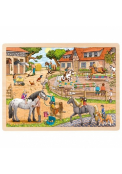 Puzzle Szkółka Jeździecka, 96 el.