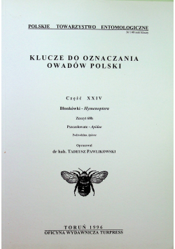 Klucze do oznaczania owadów Polski cześć XXIV zeszyt 68h