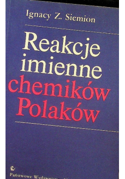 Reakcje imienne chemików Polaków