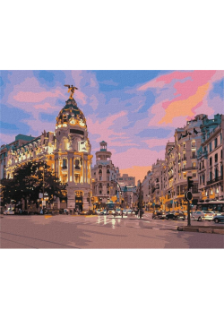 Malowanie po numerach - Wieczór Hiszpania 40x50