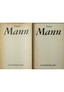 Czarodziejska góra tom 1 i 2