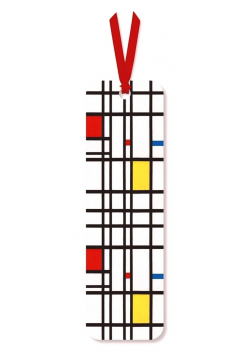 Zakładka do książki Composition with Yellow Blue and Red 2 sztuki
