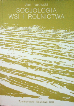 Socjologia wsi i rolnictwa