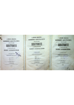 Rozbiór krytyczny zasad historyi o początkach rodu ludzkiego 1842r tom 1 do 3