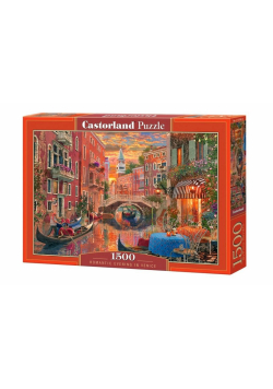 Puzzle 1500 Romantyczny wieczór w Wenecji CASTOR