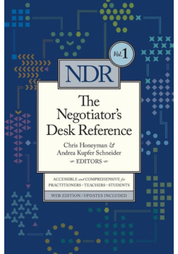 The Negotiator's Desk Reference