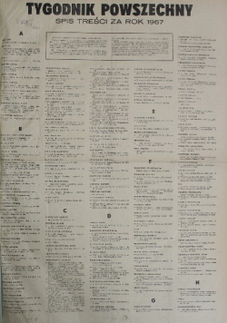 Tygodnik Powszechny nr 1 do 52 1967