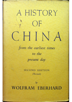 A history of china from the earliest times to the present day