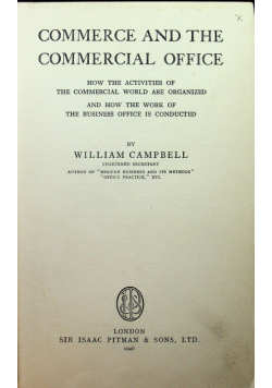 Commerce and the commercial office 1946 r
