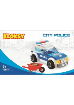 Klocki Kloksy Miasto Policja radiowóz
