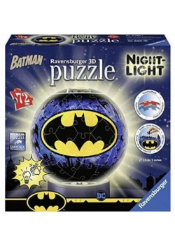 Puzzle 3D 72 Świecąca Kula: Batman
