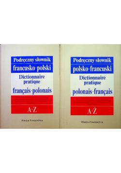 Podręczny słownik polsko francuski francusko polski 2 tomy