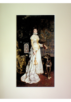 Reprodukcja obrazu „Portret Heleny Modrzejewskiej” autorstwa Tadeusza Ajdukiewicza z 1880 roku Nowe