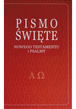 Pismo Święte Nowego Testamentu i psalmy - czerwone