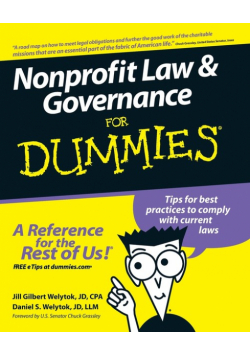 Nonprofit Law and Governance For Dummies