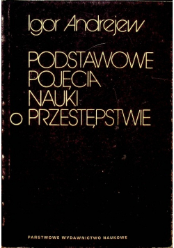 Podstawowe pojęcia nauki o przestępstwie
