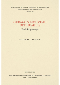 Germain Nouveau dit Humilis