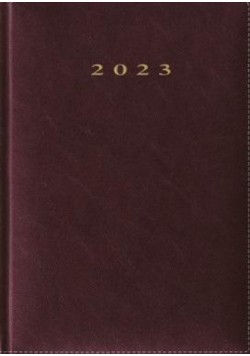 Terminarz Madrid bordowy A5 r. 2023