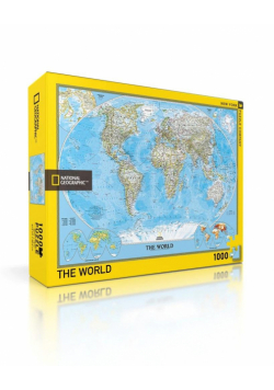 Puzzle 1000 National Geographic, Mapa Świata