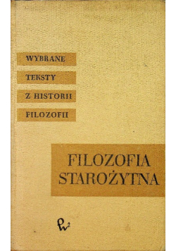Filozofia starożytna
