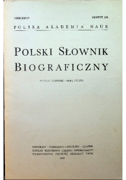 Polski słownik biograficzny Tom XXV / 3  Zeszyt 106