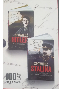 Spowiedź Hitlera Spowiedź Stalina