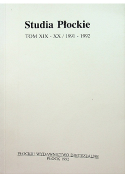 Studia płockie Tom XXI 1993