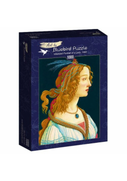 Idealny portret kobiety, Botticelli, 1480