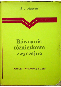 Równania różniczkowe zwyczajne
