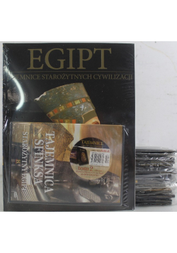 Egipt Tajemnice starożytnych cywilizacji Tomy 1 do 13 z DVD
