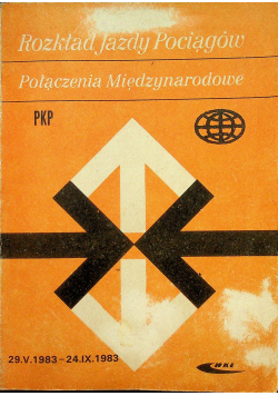 Rozkłady jazdy pociągów Połączenia Międzynarodowe