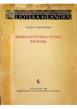 Hedonistyczna etyka Epikura