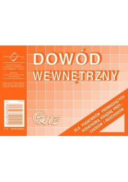 Dowód wewnętrzny A6 K-13