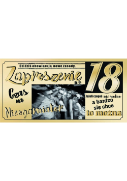 Zaproszenie Urodziny Z21