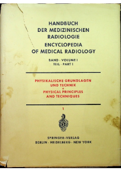 Encyclopedia of Medical Radiology Volume 1 part 1