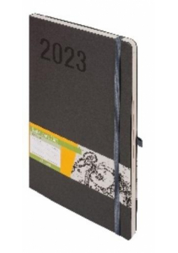Kalendarz 2023 Impresja B5 szary TDW ANTRA