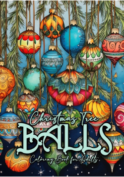Christmas Tree Balls Coloring Book for Adults