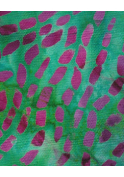 Green Jungle Batik Composition Notebook - Large Ruled Notebook - 8x10 Lined Notebook (Softcover Journal / Notebook / Diary)