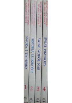 Ilustrowana encyklopedia dla dzieci tom 1 do 4