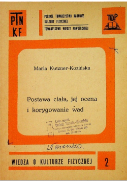 Postawa ciała jej ocena i korygowanie wad